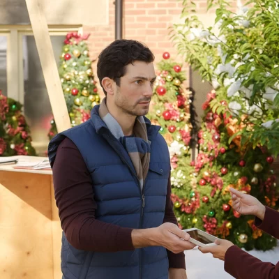 David Alpay The Christmas Ring Vest