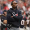 DeMeco Ryans Houston Texans Sideline Black Hoodie