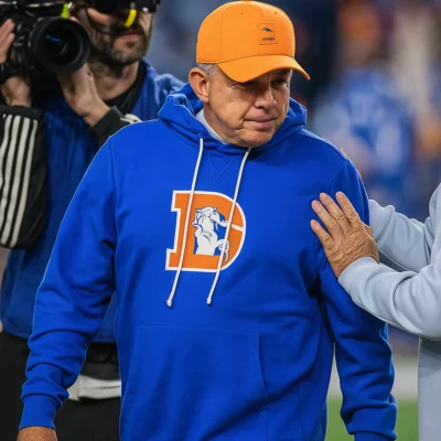 Denver Broncos Sean Payton Blue Hoodie