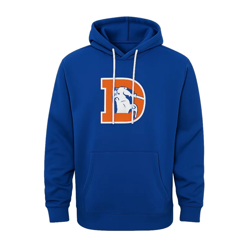 Denver Broncos Sean Payton Blue Hoodie Front