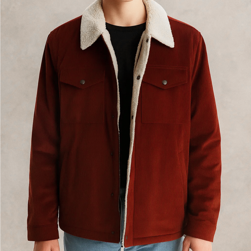 Don Phillips All Is Merry & Bright Maroon Jacket