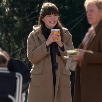Emma Mackey Ella McCay Coat