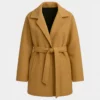 Emma Mackey McCay Brown Coat