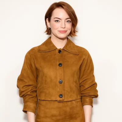 Emma Stone Bugonia SiriusXM Jacket