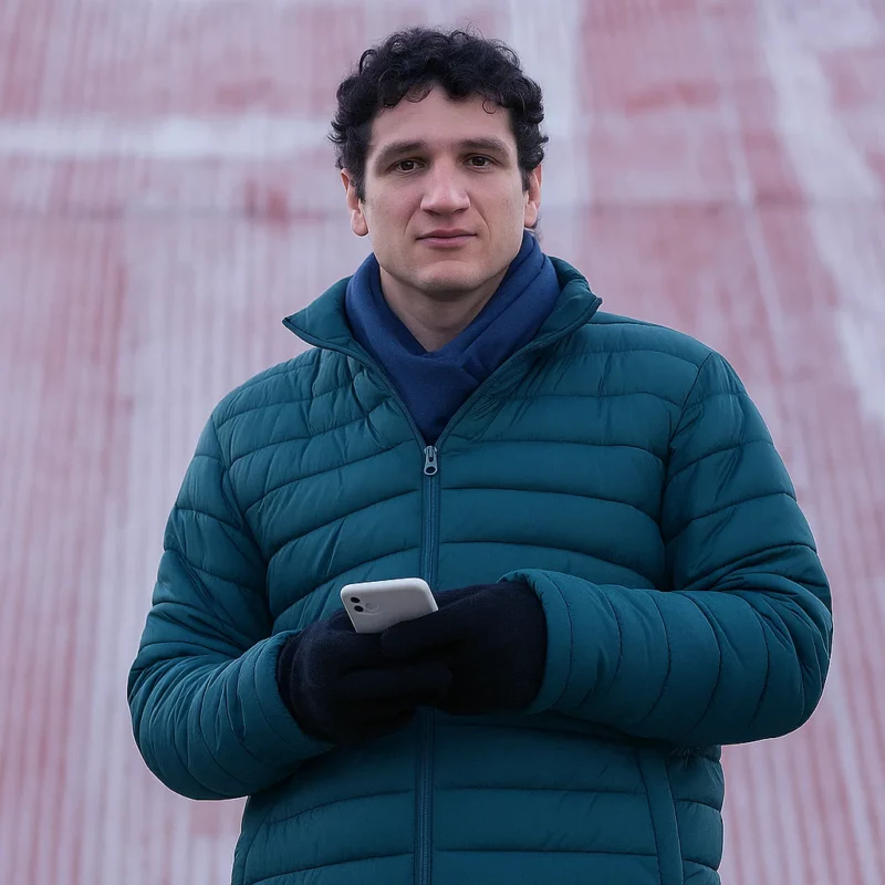 Francesco Filice A Christmas Angel blue Match Jacket