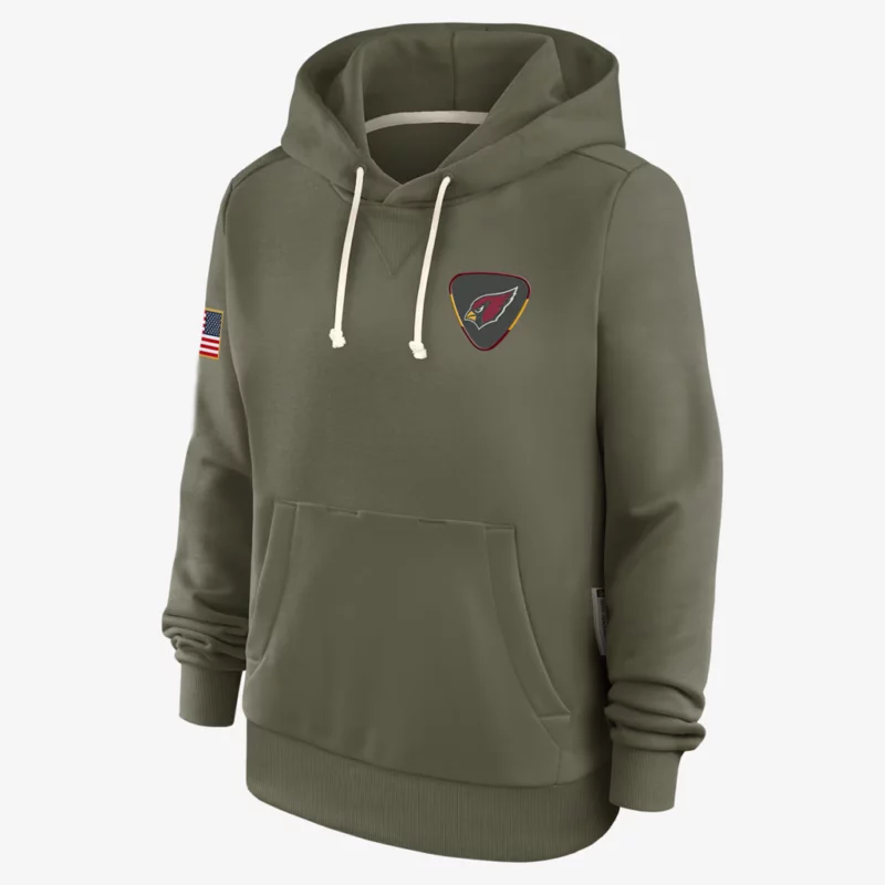 Front Arizona Cardinals Salute to Service Jonathan Gannon Hoodie