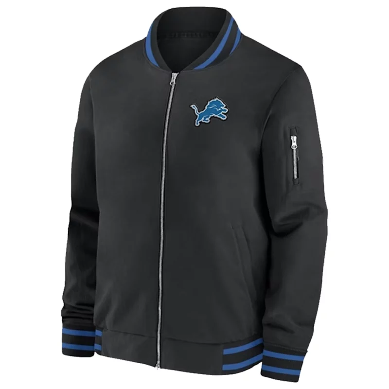 Front Detroit Lions Sideline Dan Campbell Jacket