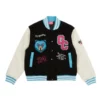 Gag City 2025 Heavy Nit Black Varsity Jacket