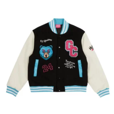 Gag City 2025 Heavy Nit Black Varsity Jacket