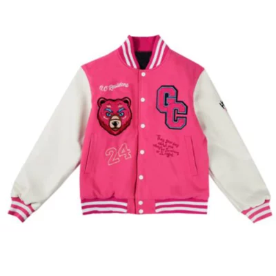 Gag City Pink Varsity Jacket