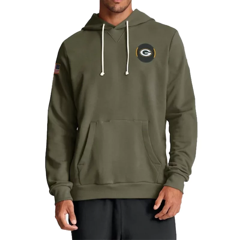 Green Bay Salute to Service 2025 Matt LaFleur Hoodie