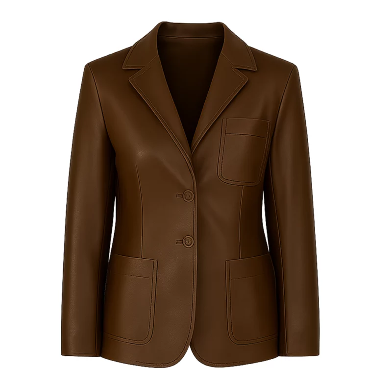 Isabel May 7 Leather Blazer