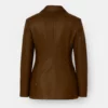 Isabel May Scream Leather Blazer