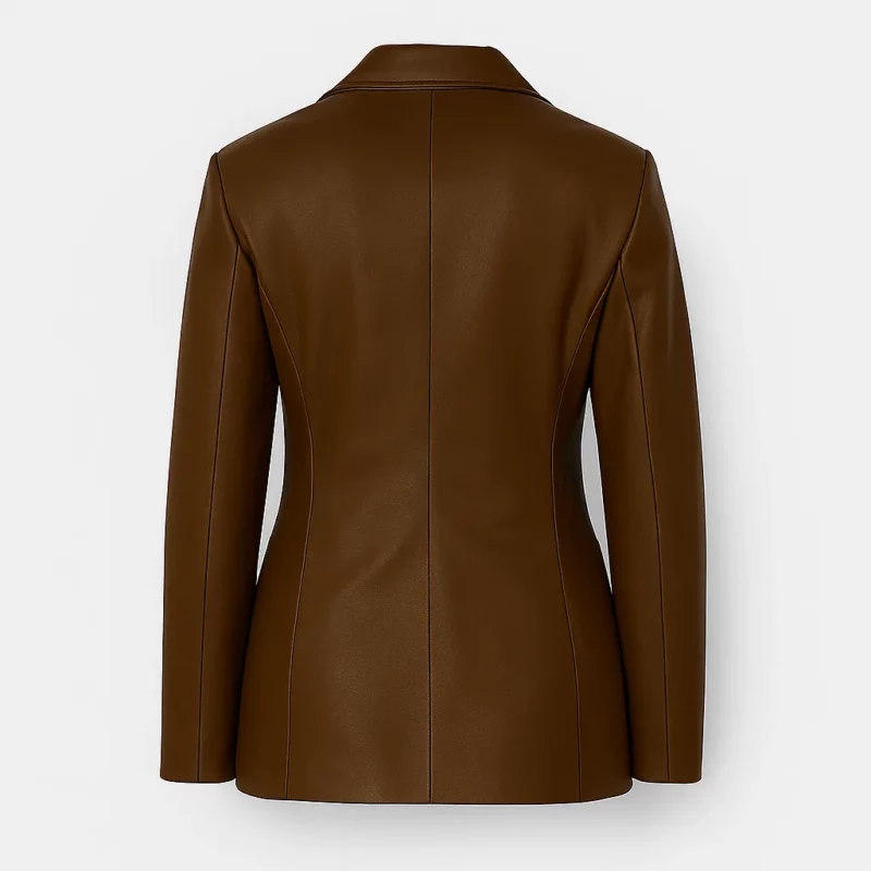 Isabel May Scream Leather Blazer