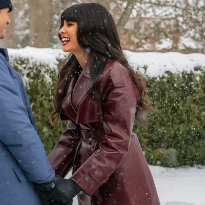 Jameela Jamil A Merry Little Ex-Mas Coat