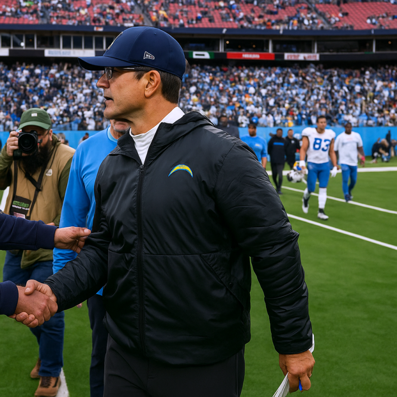 Jim Harbaugh Los Angeles Chargers Hoodie33