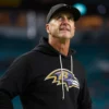 John Harbaugh Ravens 2025 Black Hoodie