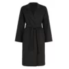 Kendall Jenner NYC Black Wrap Coat