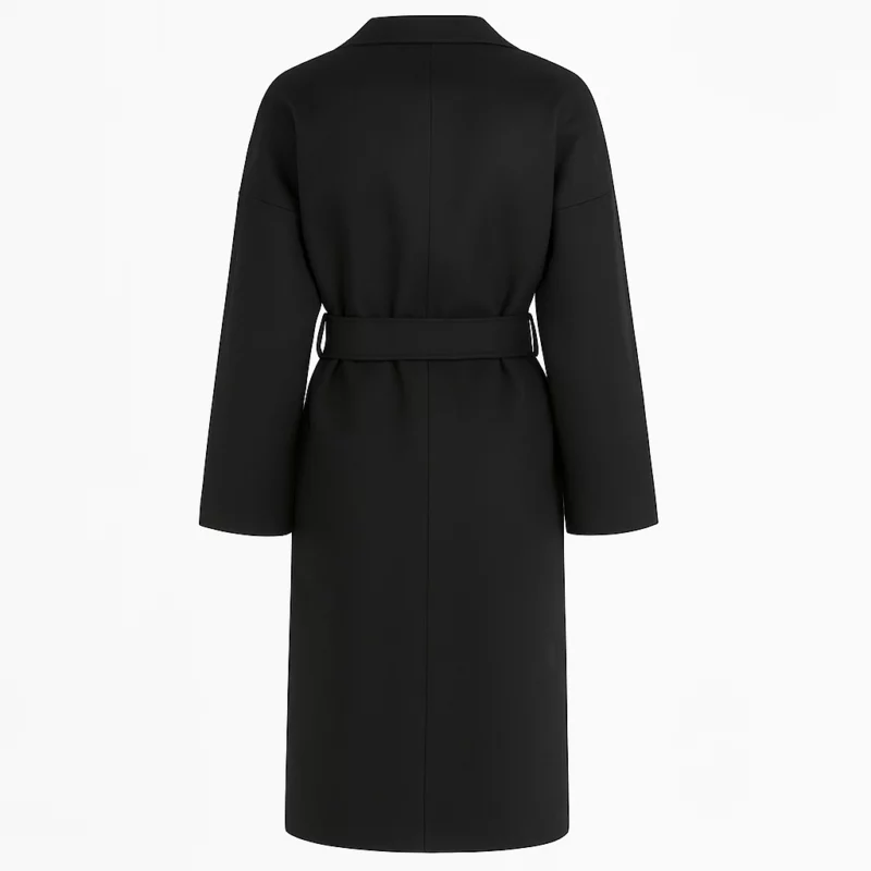 Kendall SoHo NYC Black Wrap Coat