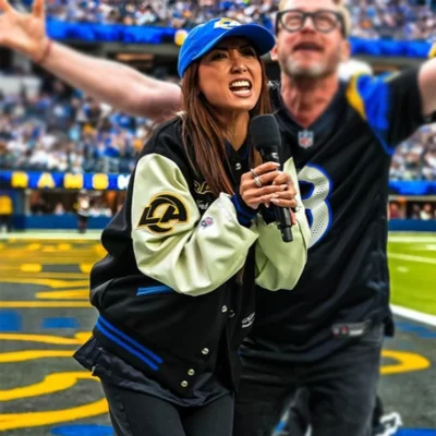 LA Rams Brenda Song Varsity Jacket
