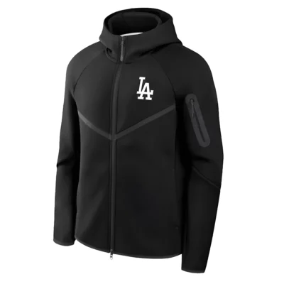 Los Angeles Dodgers Black Hooded Jacket