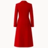 Meghan Ory A Christmas Angel Match Monica Red Wool Coat