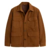 Men Paul Campbell Brown Jacket