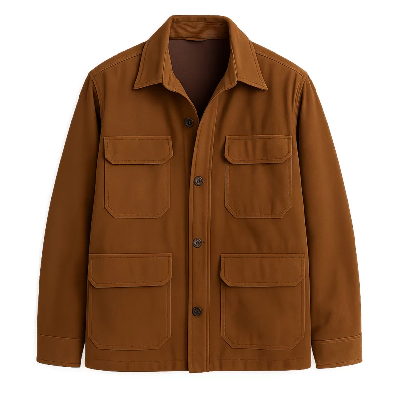 Men Paul Campbell Brown Jacket