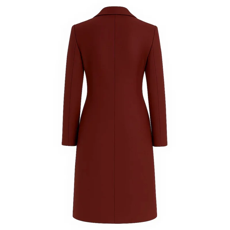 Mistletoe Murders S02 Sarah Drew Coat back