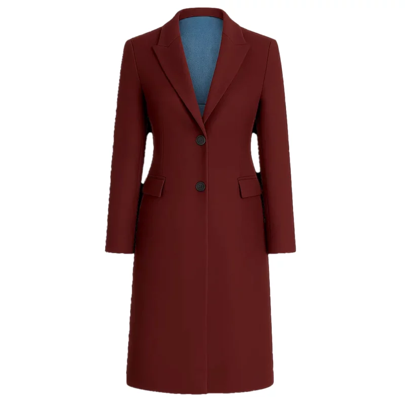Mistletoe Murders S02 Sarah Drew Coat front