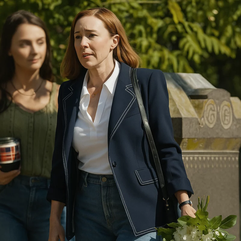 Molly Parker Doc Blue Blazer