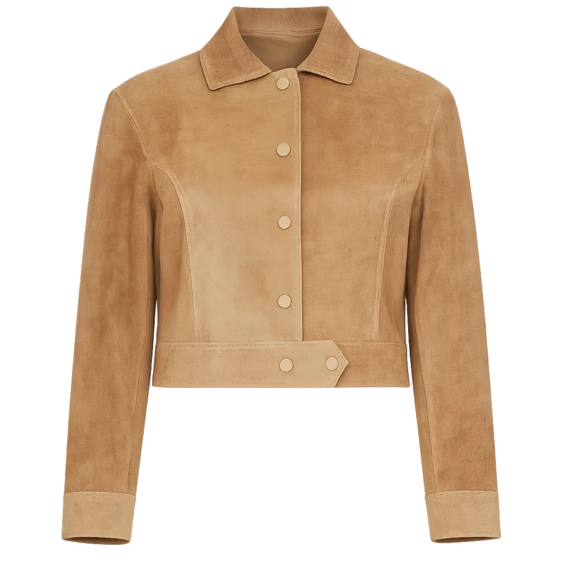Morgan Nobody Wants This S02 Justine Lupe Brown Suede Jacket