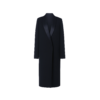 NYC 2025 Elle Fanning Black Long Coat