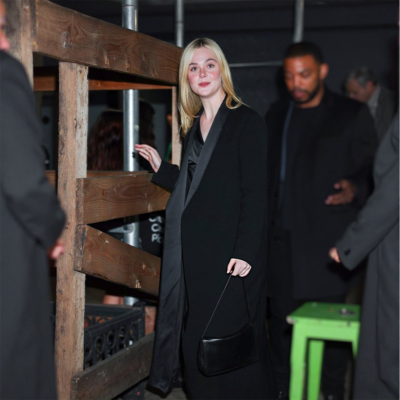 NYC Elle Fanning Coat