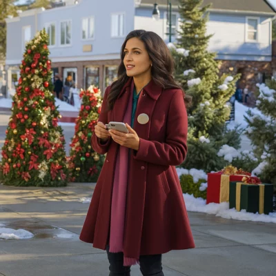 Nazneen Contractor The Christmas Ring Coat