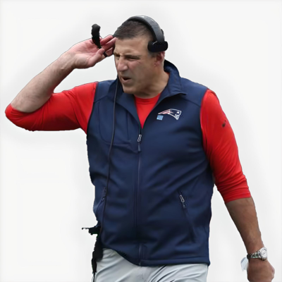 New England Patriots 2025 Mike Vrabel Black Vest