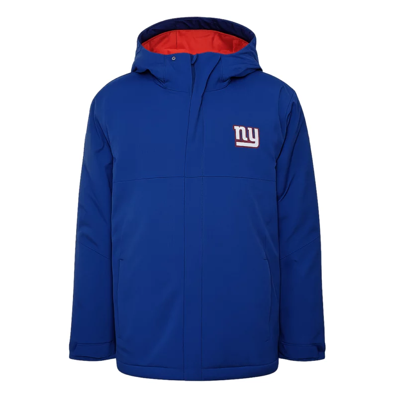 New York Giants 2025 Brian Daboll Blue Hooded Jacket