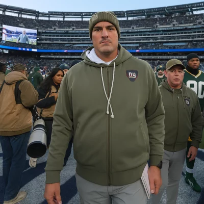 New York Giants Salute to Service Mike Kafka green Jacket