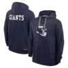 New York Giants Sideline 2025 Brian Daboll Blue Hoodie