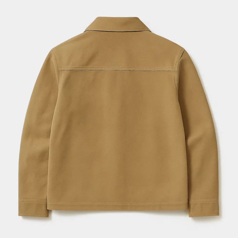 Nicole Power Hudson and Rex S08 Sloane Castle Beige Suede Jacket