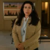 Nicole Power Hudson and Rex S08 Suede Jacket