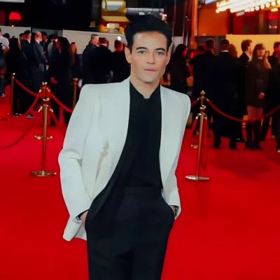 Nuremberg UK Premiere Rami Malek Blazer