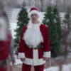 Parker Young Christmas On Duty 2025 Velvet Coat