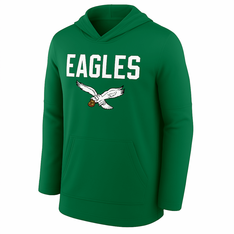 Philadelphia Eagles Coach Nick Sirianni Kelly Green Sideline Hoodie