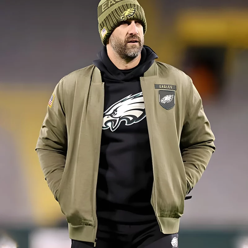 Philadelphia Eagles Salute Service 2025 Nick Sirianni Jacket