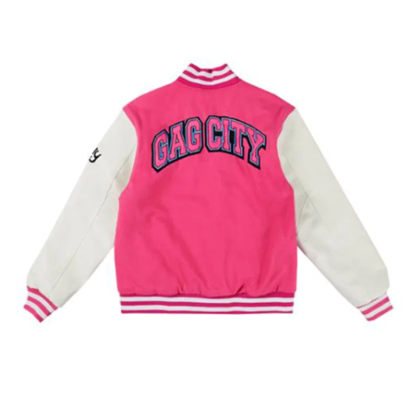 Pink Varsity Jacket