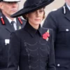 Remembrance Day 2025 Kate Middleton Black Coat