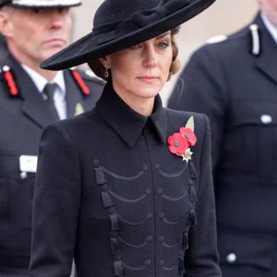 Remembrance Day 2025 Kate Middleton Black Coat