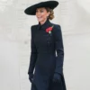 Remembrance Day 2025 Princess Of Wales Kate Middleton Black Coat