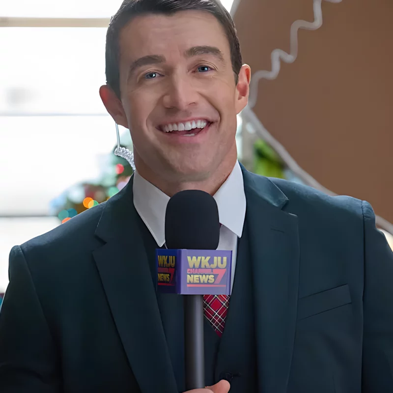 Robert Buckley Merry Christmas Ted Blazer